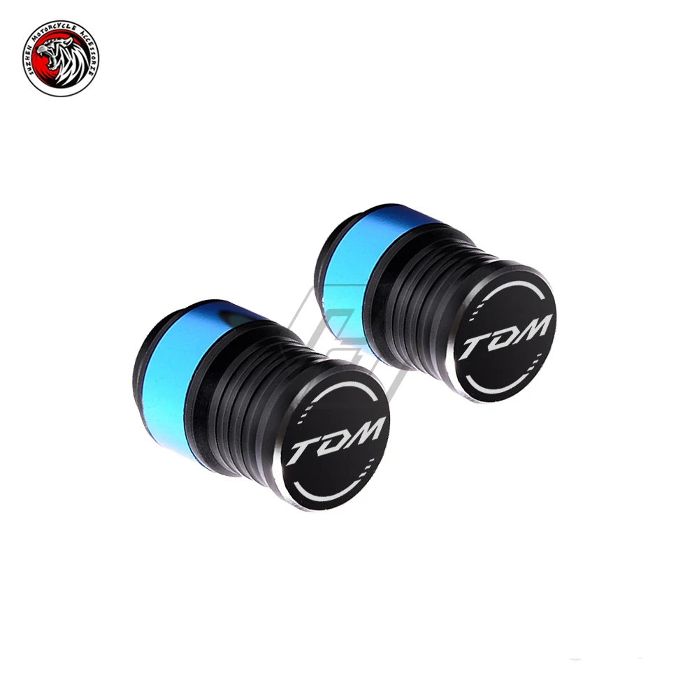 Motorcycle Accessories Valve Stem Cap Set Fits for Yamaha TDM850 TDM900 TDM 850 900 Rim