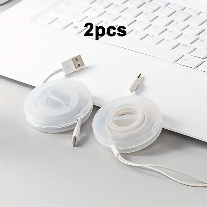 

2PCS Cord Organizer, Cord Keeper, Cable Organizer USB Holder, Cable Management, Earbud and Charging Cable Winder and Organizer
