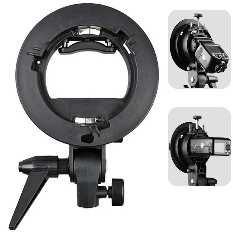 S-type Chuck Top Hot Shoe Baorong Bayonet Flash Bracket Soft Box S-type Top Chuck