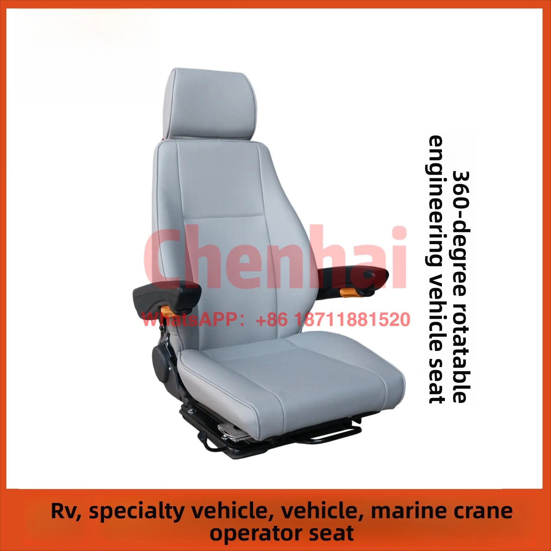 Customized Rice Transplanter Rice Agricultural Machinery Heli Forklift Seat Longgong Liugong Lugong Tower Crane School Bus Cab S