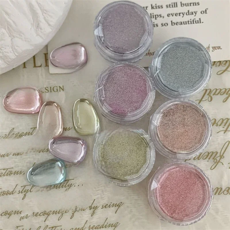 Manicure Super Flash bogaty w pigment musujące efekt lustrzany paznokcie lśniące letnie lusterko do paznokci w proszku metalowe narzędzia do zdobienia paznokci