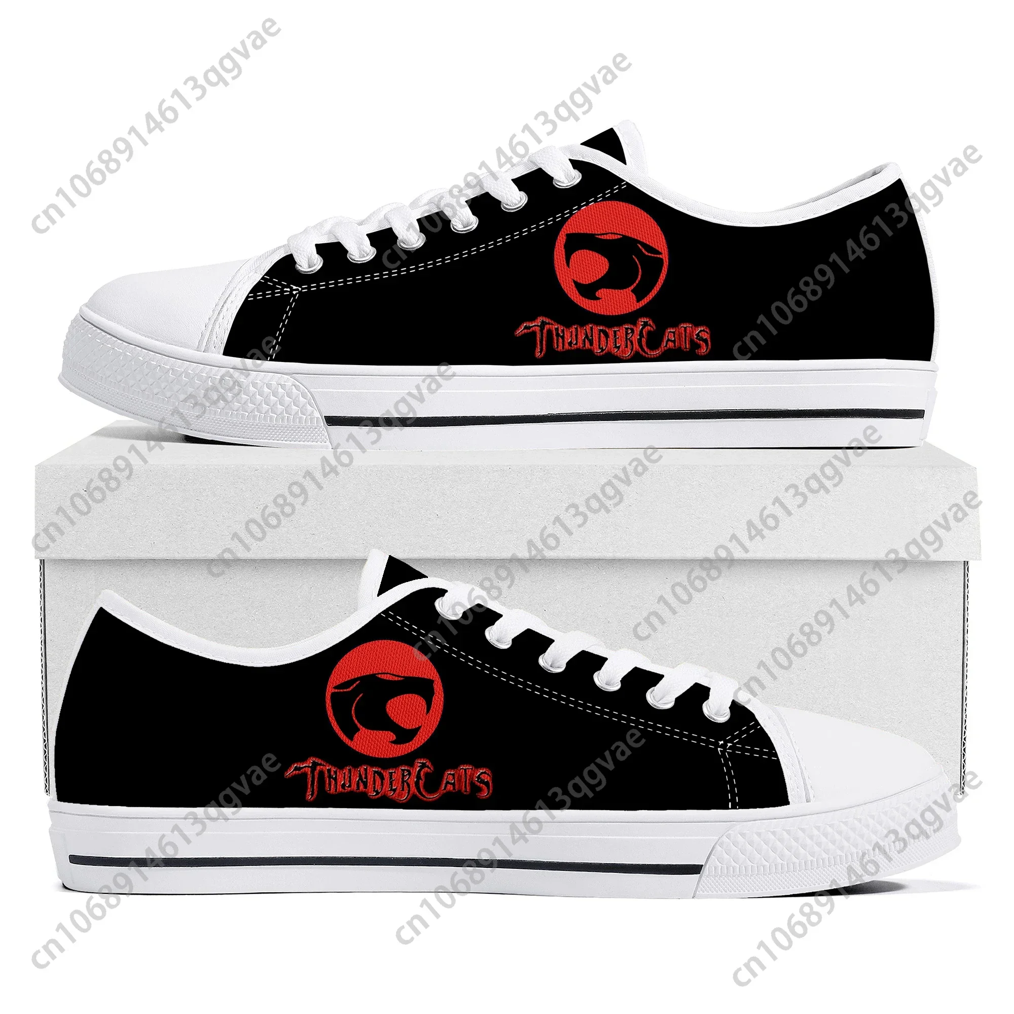 Thundercats Low Top Sneakers Womens Mens Teenager Lion O High Quality Canvas Sneaker Couple Comics Manga Custom Made Shoes