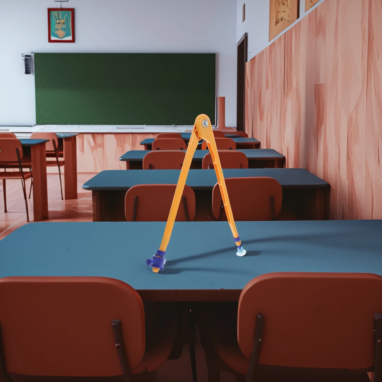 Large Beam Multifunctional Math Teaching Compass for Blackboard Whiteboard Geometry Drawing Tool School Supply