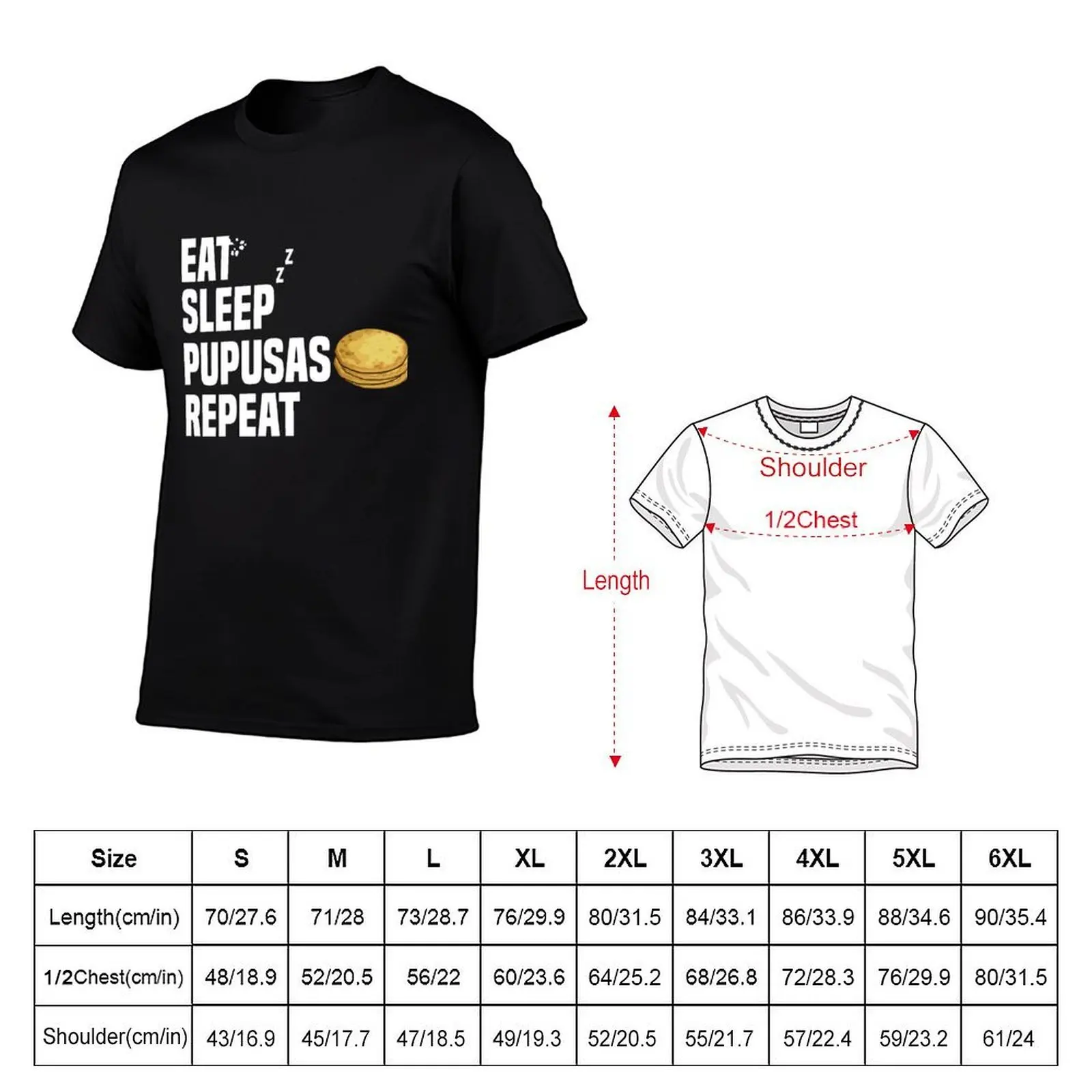 Eat Sleep Pupusas Repeat Pupusas Lover Pupusas Maker T-Shirt blue archive luxury t-shirt mens vintage t shirts