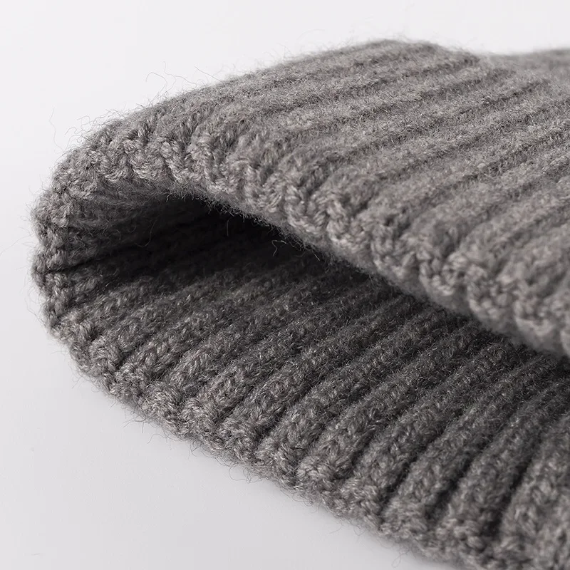 Marca Oohmy Homens Mulheres Chunky Knit Beanie Lã Acrílico Muito Grosso Macio e Elástico Quente Meninas Chapéu para o Inverno