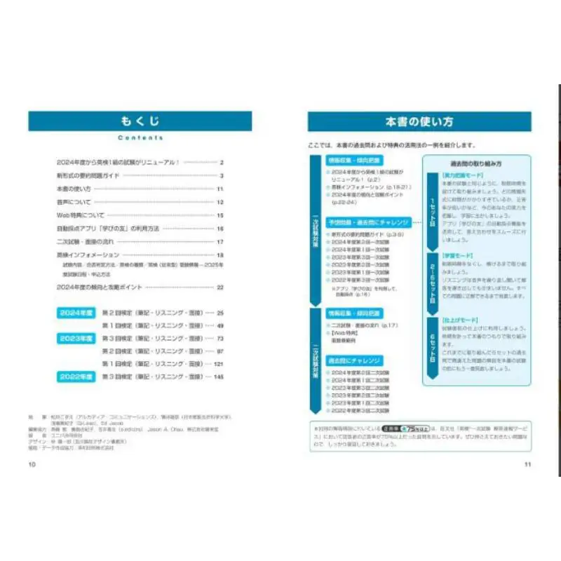المجموعة الكاملة من الأسئلة من الماضى 6 قضايا للمستوى الأول باللغة الإنجليزية 2025 الإصدار السنوي من مجتمع Wangwen 9784010950760