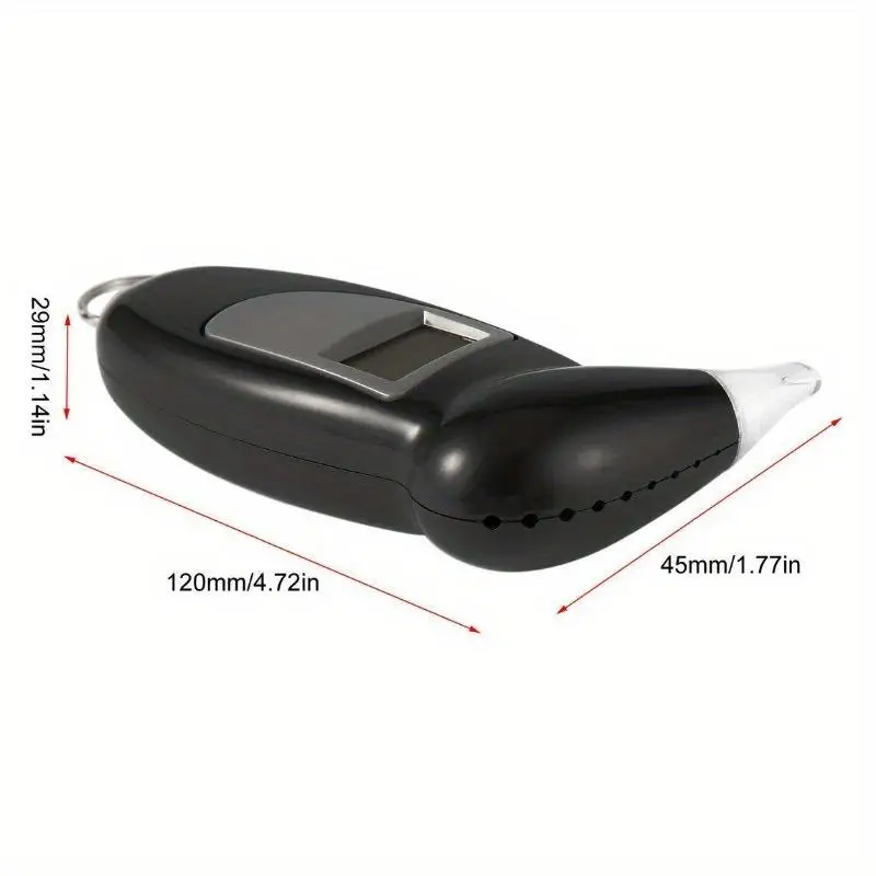 Digital Breathalyzer Blowing Out Gas Breathalyzer for Measuring Drunk Driving