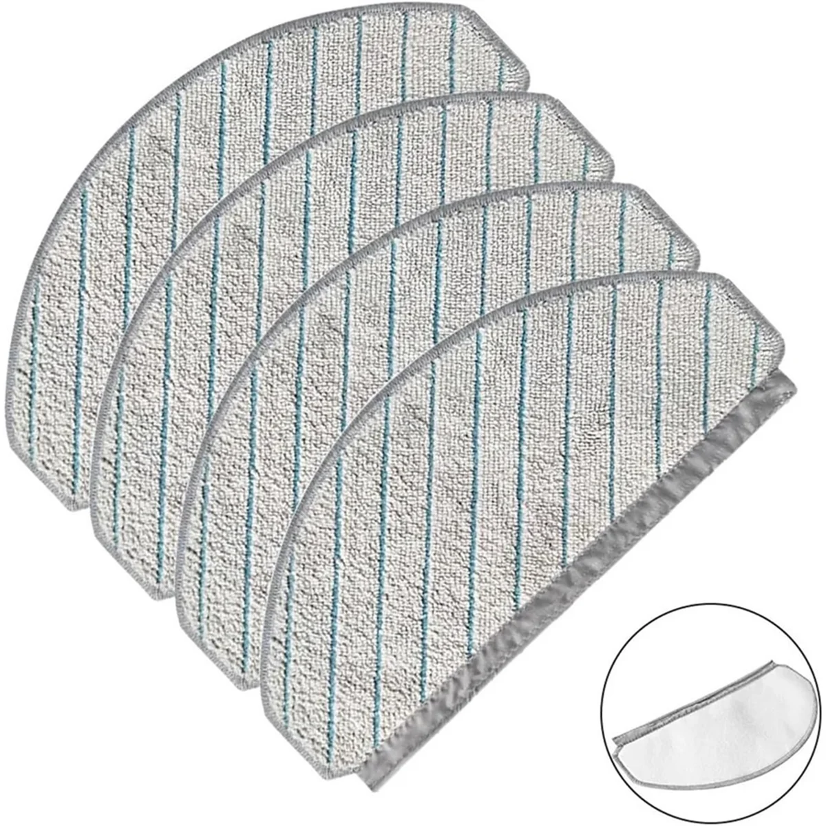 Abkr 42 peças para ecovacs t10 plus/x1 plus robô aspirador de pó peças de reposição escova lateral principal filtro hepa esfregão pano saco de pó a