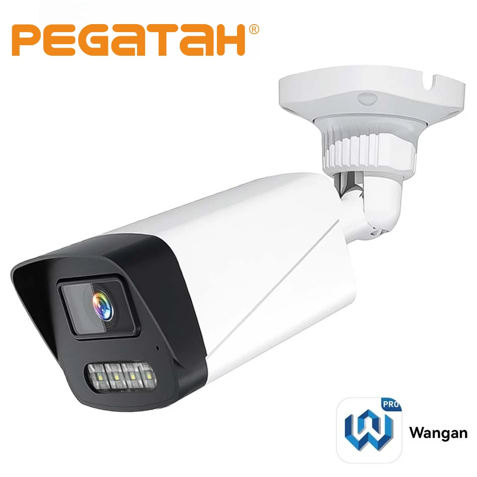 

Outdoor Cam 4K POE IP Camera Human/Vehicle Detection Two-Way Audio Alarm IP66 Weatherproof Security CCTV Camara for NVR System