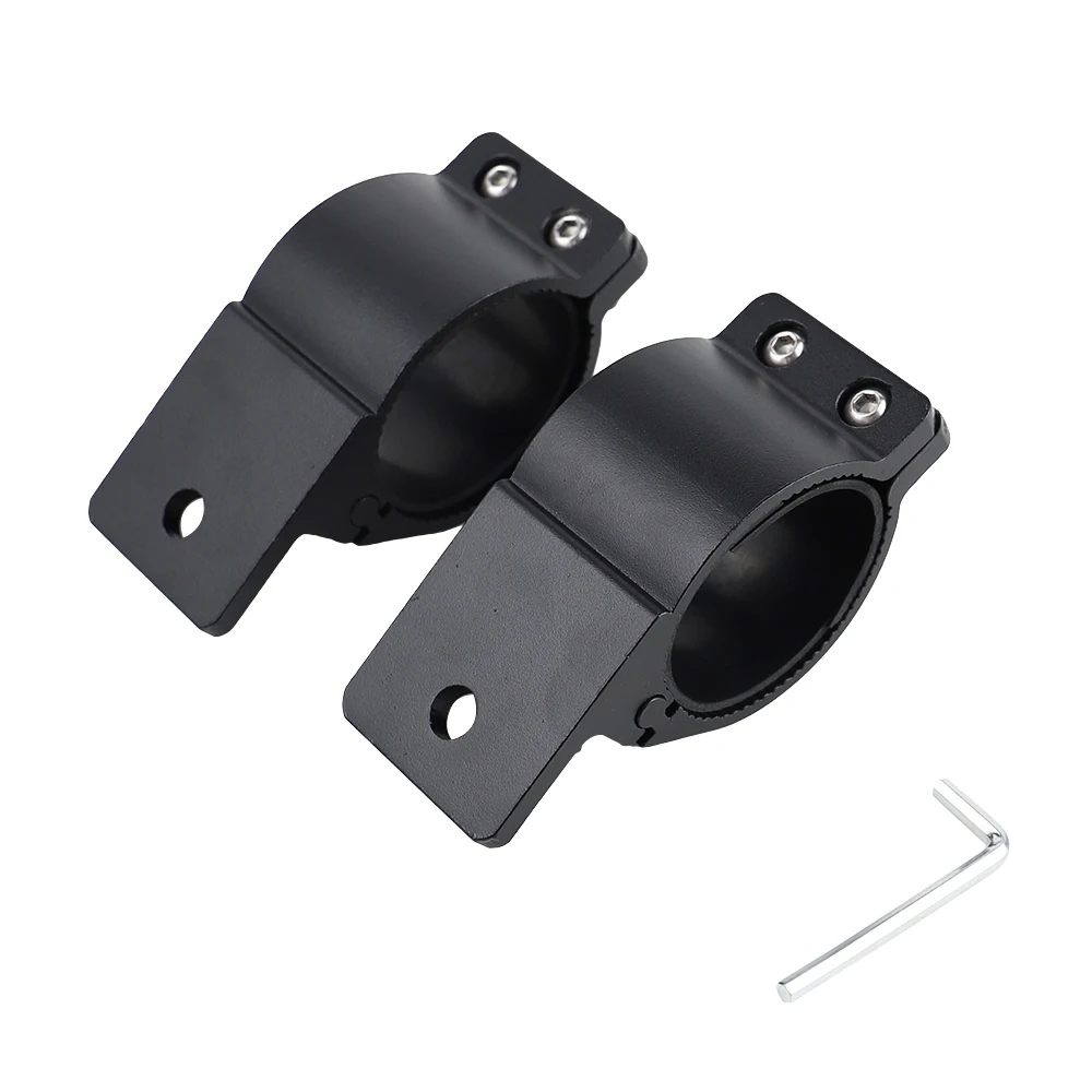 Universal Tube Clamp Approx 1.7"/1.9" Bull Bar Mounts Bracket Kit for LED Work Lights Bracket Off Road Vehicle SUV ATV Boat image 3
