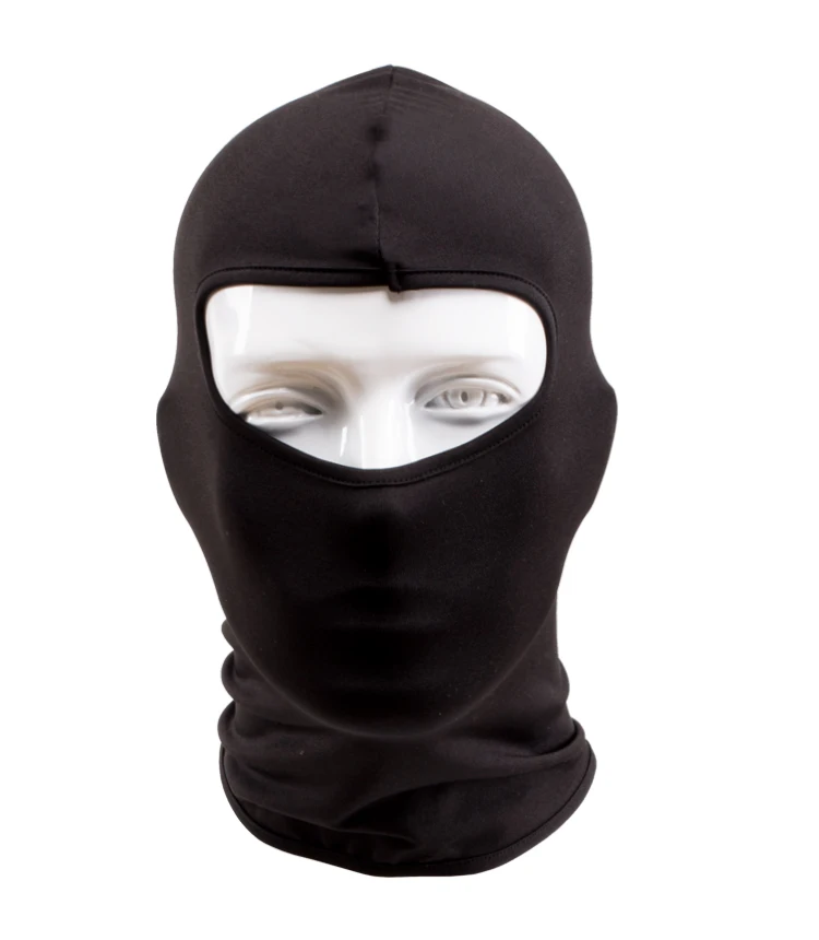 Motocicleta masculina preto sommer respirável protetor solar capa facial moto eis seide à prova de vento boné staub maske