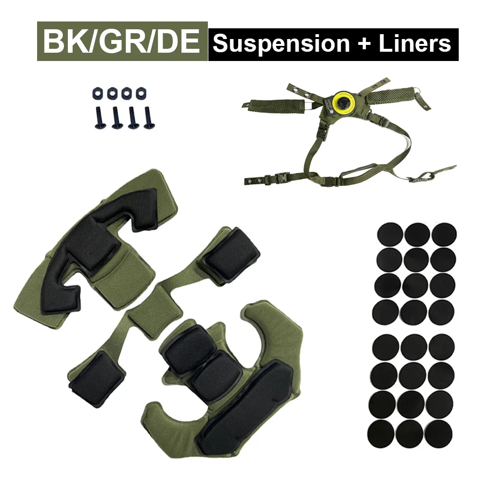 

Тактический страйкбольный пейнтбольный шлем, система подвески, защитные накладки из пены с эффектом памяти Gen1, накладка из пены с эффектом памяти для шлема Wendy Fast MICH ACH