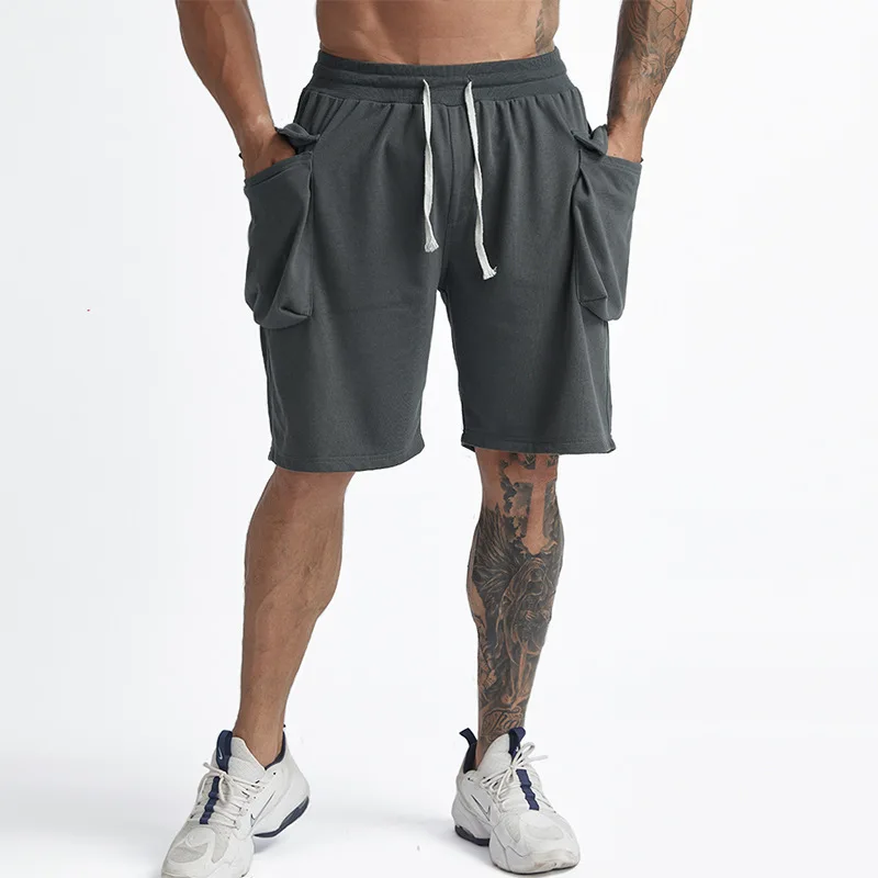 Pantalones cortos de gimnasio para hombre, para entrenamiento de culturismo, natación, playa, baloncesto, deporte, correr