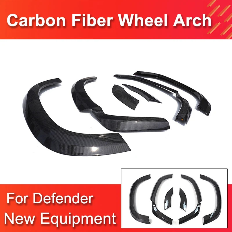 

for Land Rover Defender 110 2020-2023 Carbon Fiber Wheel Arch for New Defender 110 High Quality Wheel Eyebrow