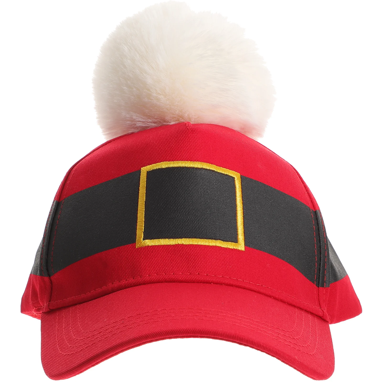 

Adjustable Christmas Baseball Hat for Adults Kids Red Nylon Cap Holiday Outfit Decoration Comfortable Cap
