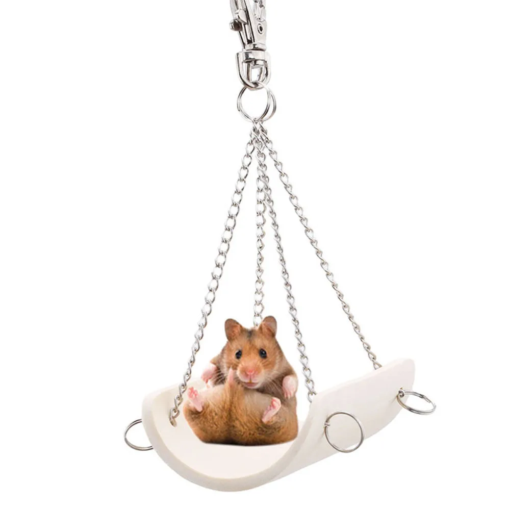 

Small Animal Bird Hamster Bamboo Hanging Toys Hammock for Pet Cage Pet Swing