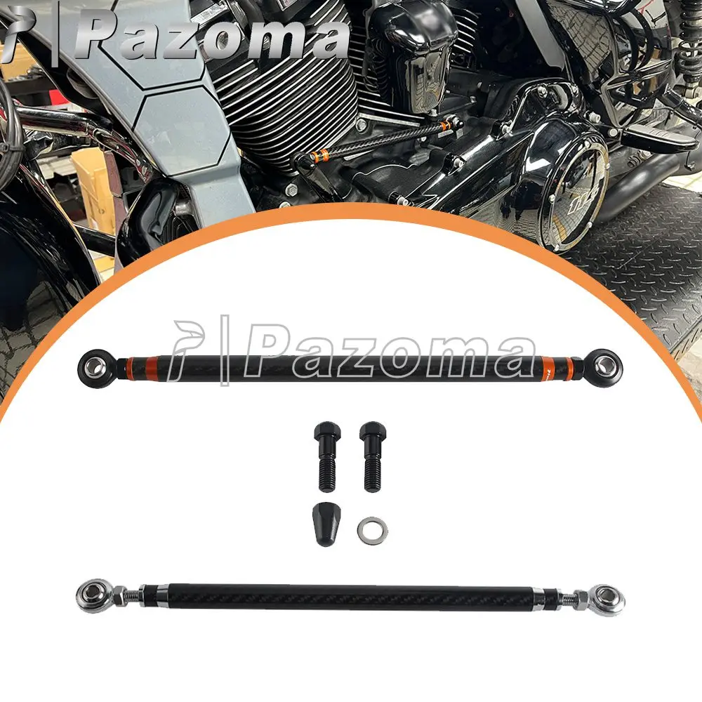 Motorcycle Footrest Shifting Bearing Rod Foot Pegs Rearset Left GearShifter Linkage Lever For Harley Road King FLHR FLHRC FLHRXS