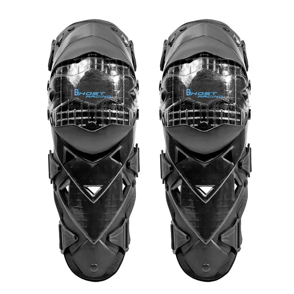 Protective Motorcycle Knee Brace Warm Lining Shin Guards Adjustable Fit for Riding Football Skating and Motocross