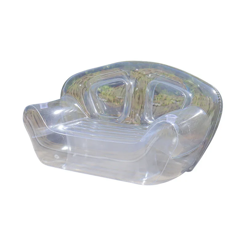 

Inflatable double transparent sofa