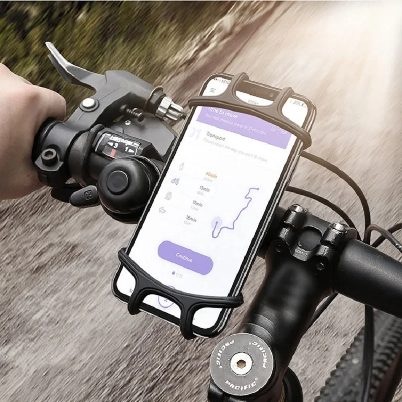 Universal Motocycle Bicycle Mobile Phone Holder For Cycling Computer Cell Phone Mobile Outdoor Bike Handlebar Bracket Holder MTB