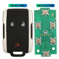 Jingyuqin Remote Smart Car Key Fob 315/433MHZ For Chevrolet Colorado Silverado Tahoe Suburban GMC Canyon Sierra Yukon 2014-2019