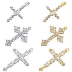 Cross Charms for Jewelry Making Pendants for Handmade Necklaces DIY Jewelry Bracelet Making Supplies Wholesale:VD1280-VD1282