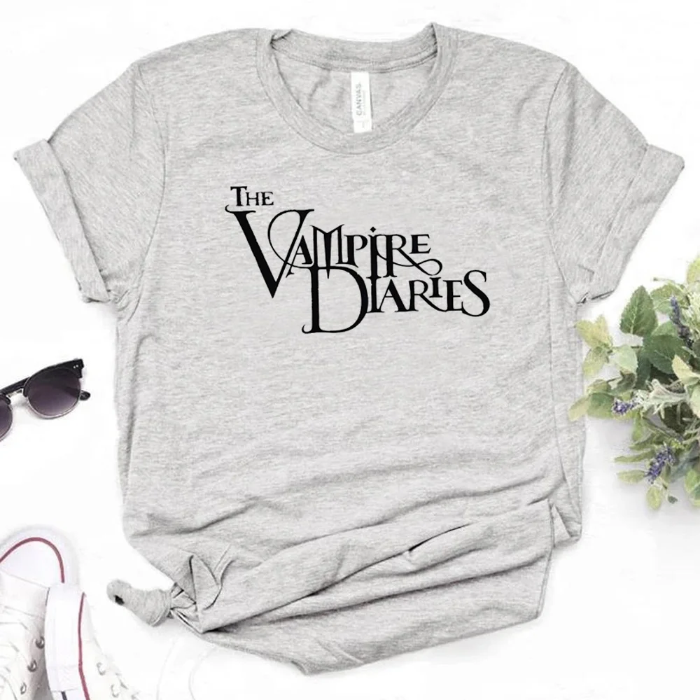 the Vampire Diaries t-shirts women graphic tshirt girl comic streetwear clothes