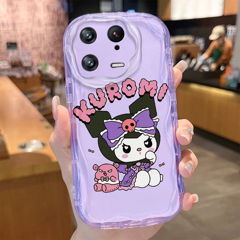 Sanrio Hello Kitty Kuromi Wave Case for Xiaomi Redmi Note 13 12 11 Pro Plus 13C 12C Turbo 12S 11S 10 9 11A 9C Prime 4G 5G Cover