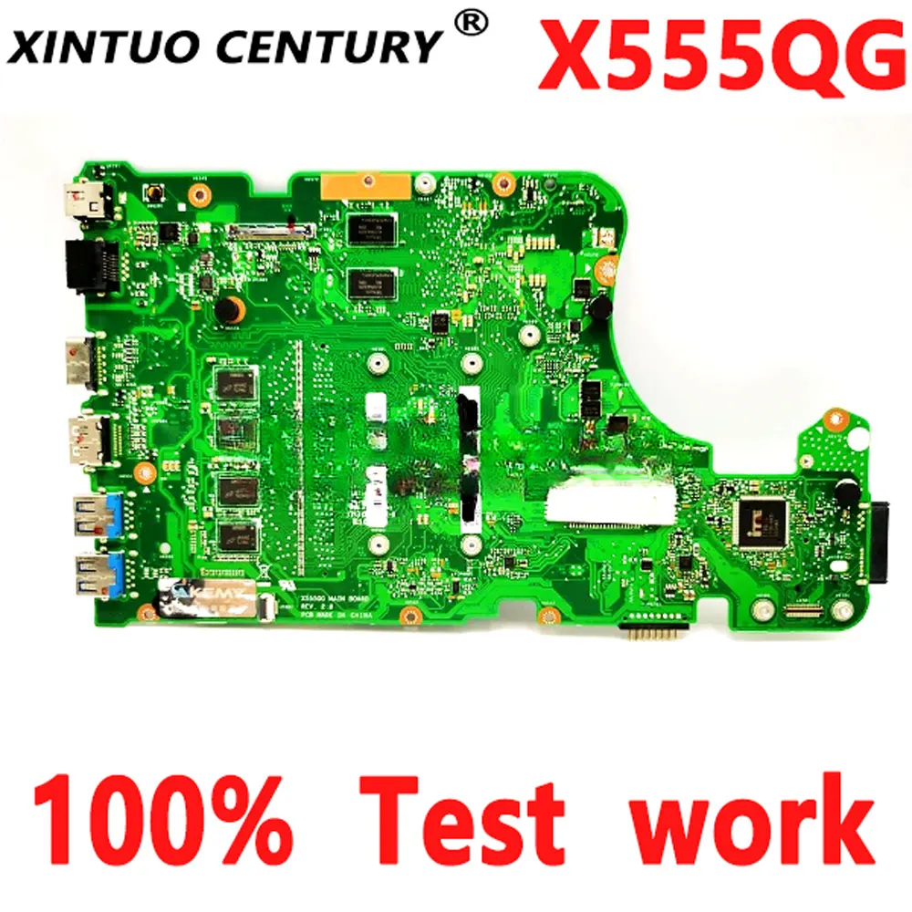 X555QG Motherboard for ASUS X555Q X555B X555BP K555B A555B Laptop Motherboard with A8 A9 A10 A12 FX-8800P FX-9800P CPU V2G GPU