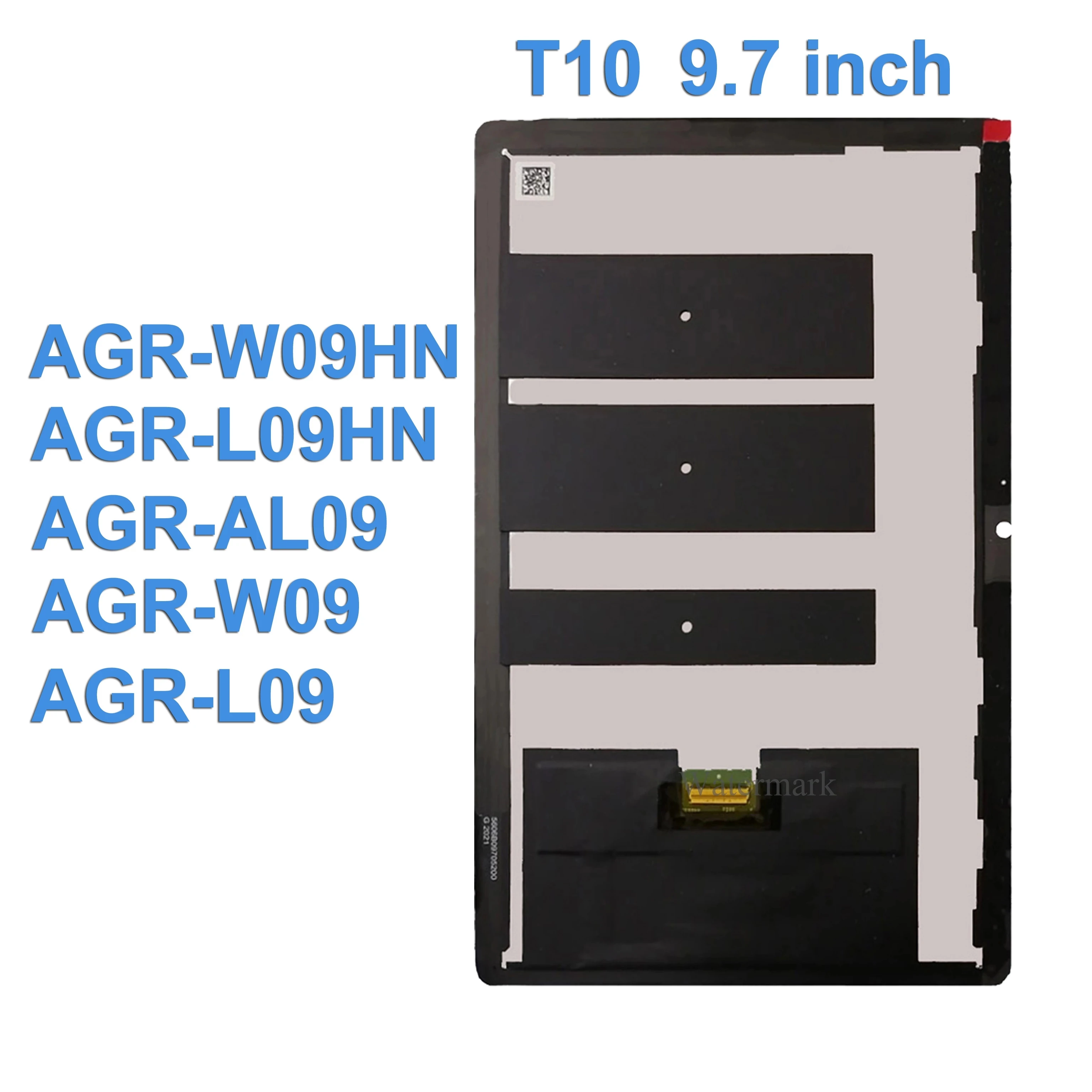 Imagem -03 - Display Lcd para Huawei Mediapad T10 Matepad T10s t 10 Agr-l09 Agr-w09 Agr-al09 Ags3-l09 Ags3-w09 Tela de Toque Digitador Assembléia