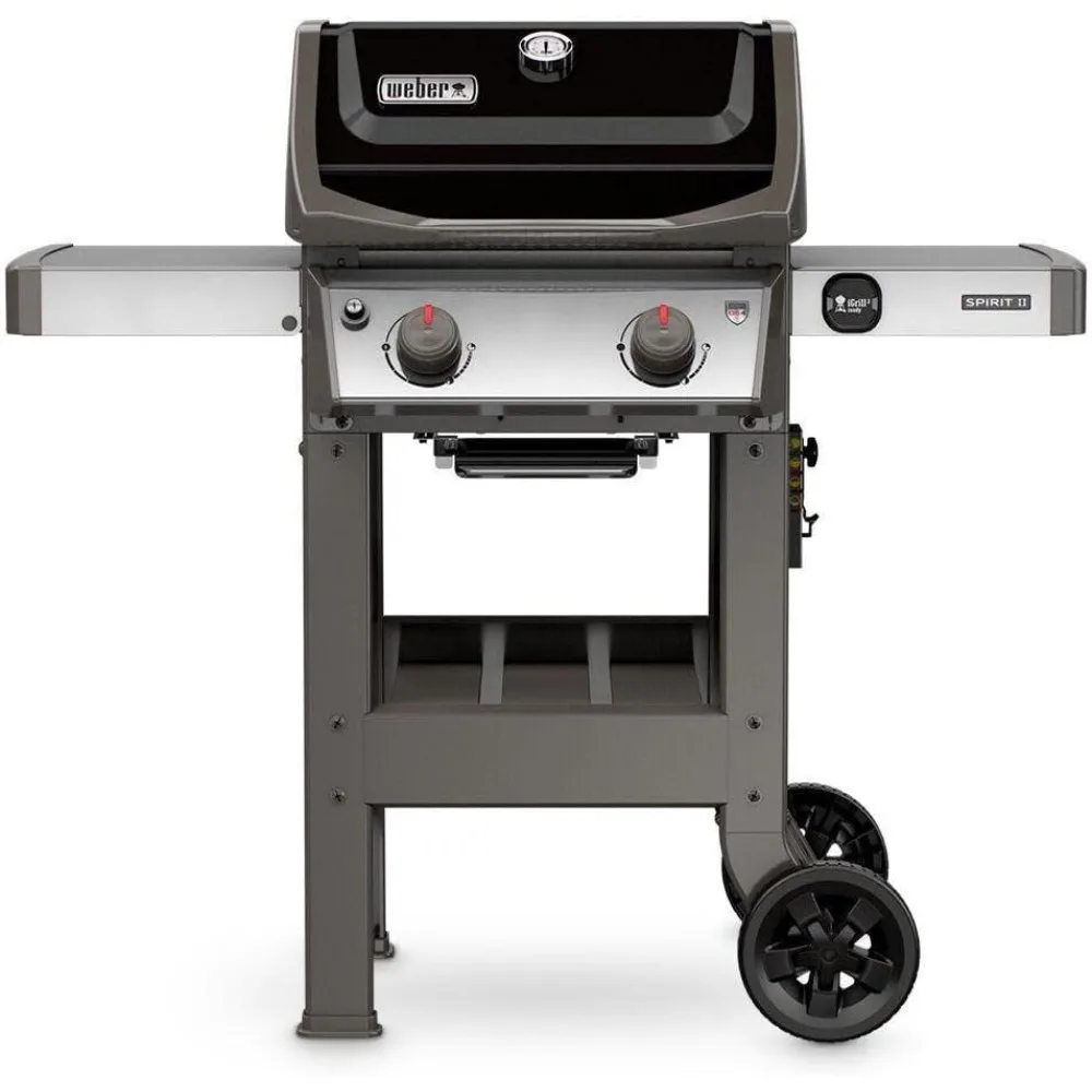 -210 2-Burner Liquid Propane Grill, 48 x 26 x 57 inches, Black