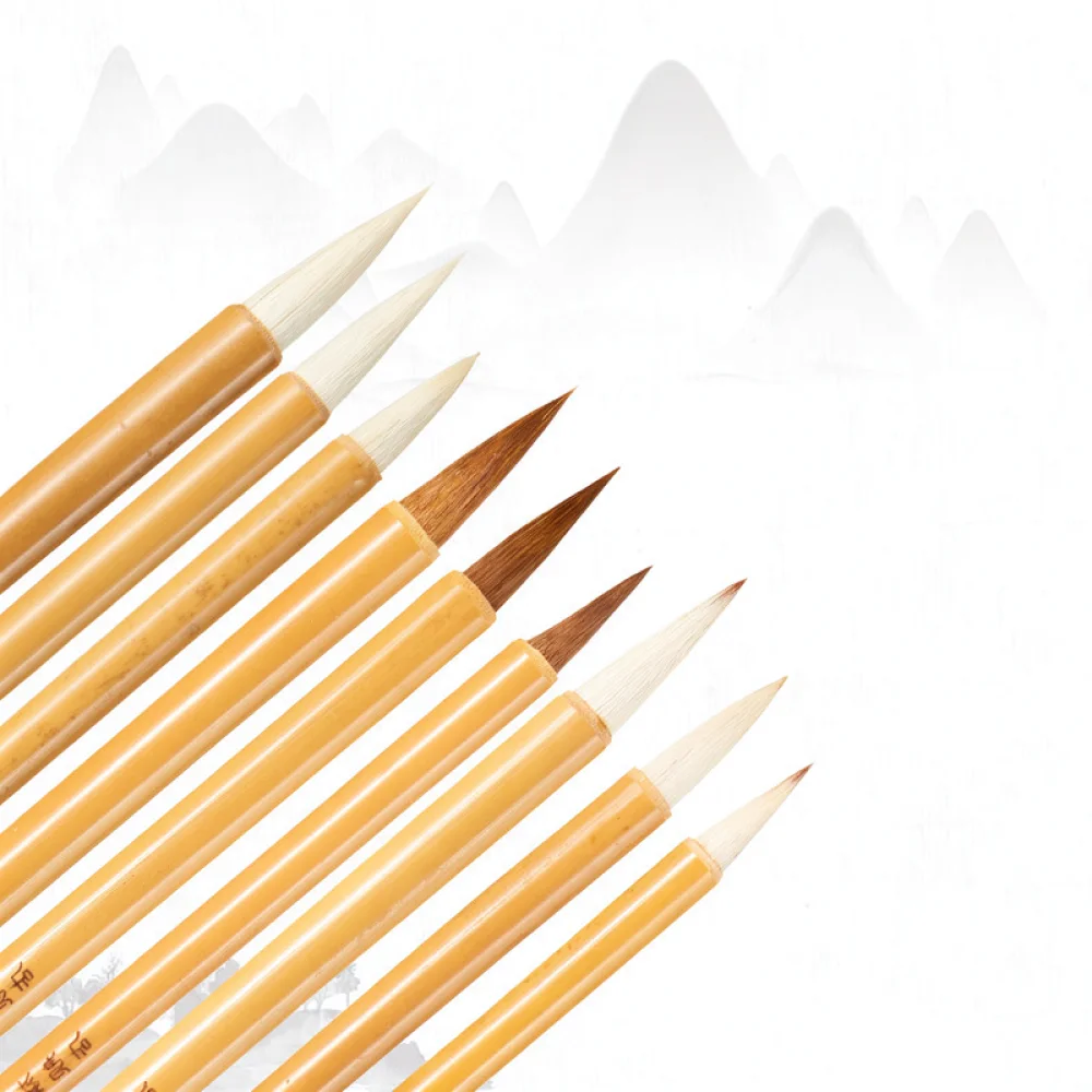 Premium Chinese Writing Brush For Biyumi Calligraphy Drawing Ink Pen Professional Artist Tool Soft Hair Bristle Set