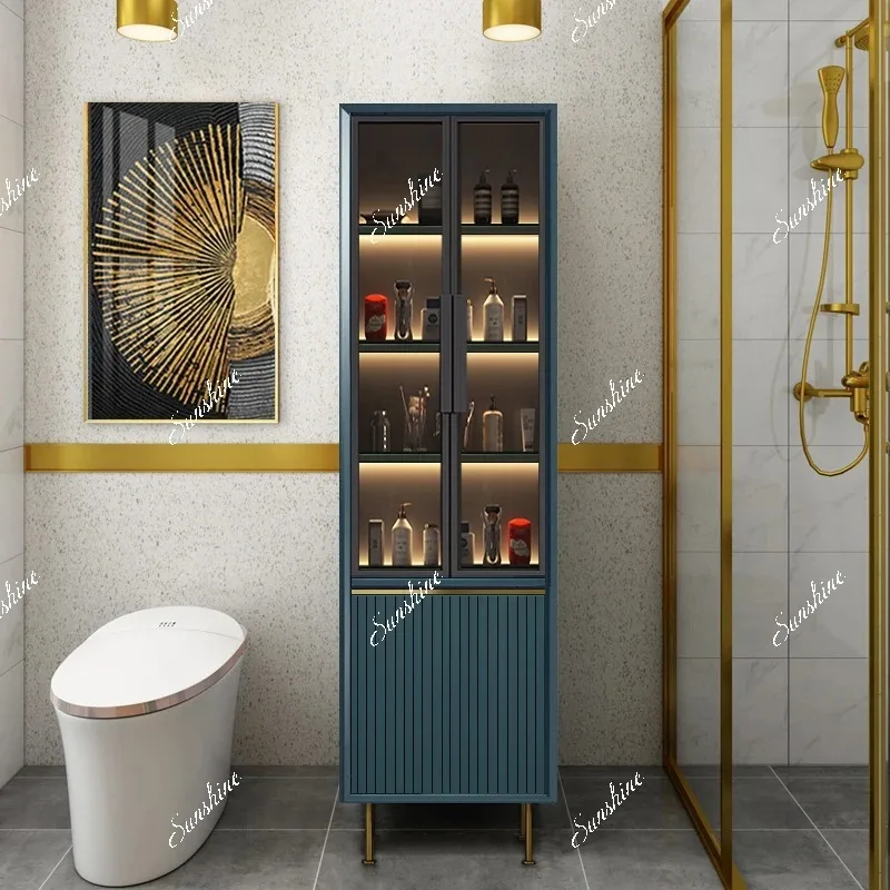 Bathroom washbasin crack toilet storage cabinet floor