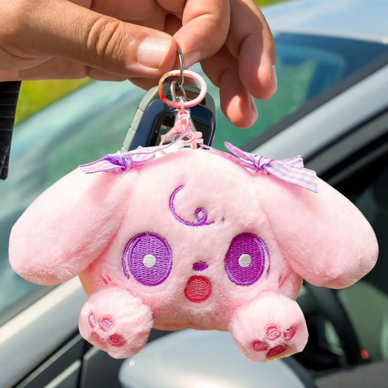 Plush Purse Star Twinkle PreCure Kawaii Keychain Anime Long Eared Dog Cute Adorable Stuffed For Keys Bags Backpacks Kids