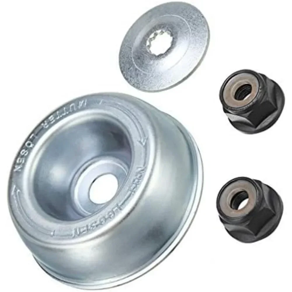 4pcs Metal Blade Fixing Kit With 2 Sizes Of Nuts Replacement For SFS120 200 250 56R 80 Strimmer Brushcutter Accessories