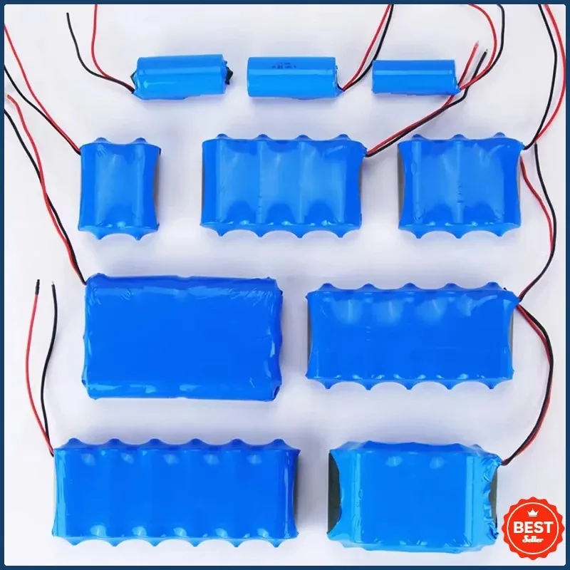 2 Batterie Ricaricabili 32600 3.7V 5500mAh – Piatte Al Litio, Con Protezioni Multiple, Per Torce LED, Fari E Mini Ventilatori