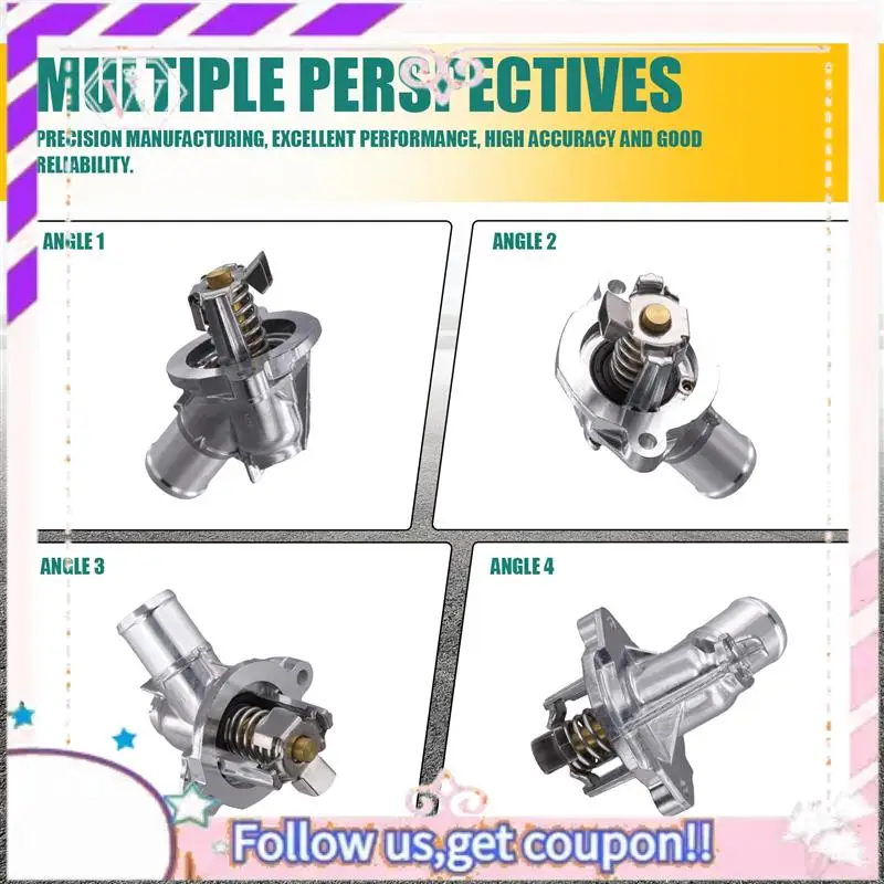 

Easy To Use 12656949 12669633 Engine Coolant Thermostat Assembly For Buick For Cruze Equinox Malibu For GMC 12673413