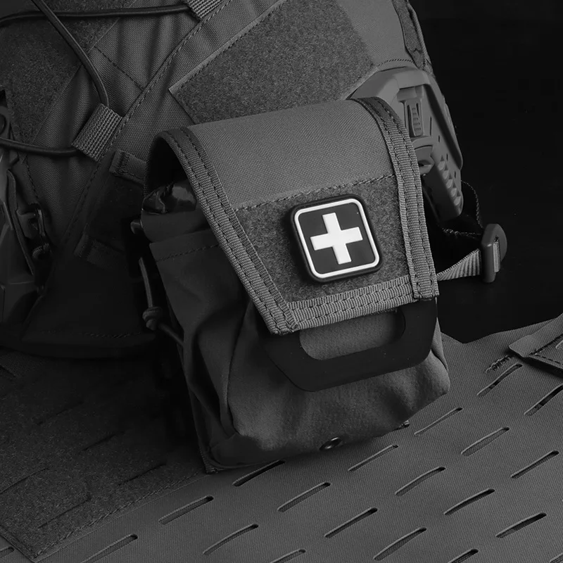 Nuova borsa di stoccaggio medica tattica in nylon da appendere all'aperto