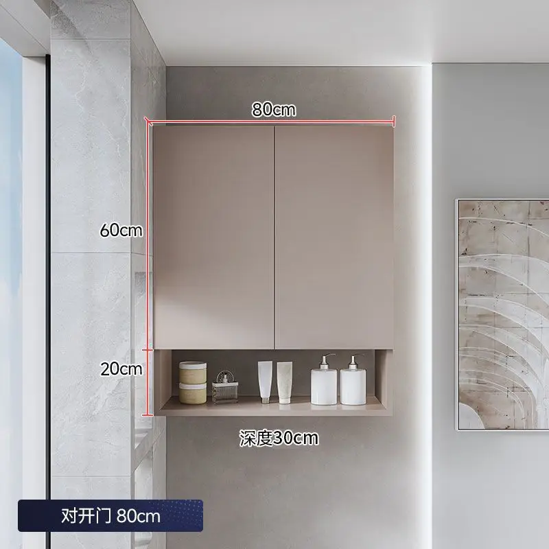 

Aluminum alloy kitchen hanging cabinet new locker storage balcony hanging cabinet bathroom wall wall cabinet can be hung down