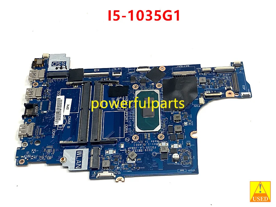 Imagem -02 - para Dell Vostro 3401 3501 3491 Inspiron 3493 3593 3793 5593 Placa-mãe Fdi55- La-j081p i3 i5 i7 03dd3k 01j5tx 004c38 Trabalhando ok