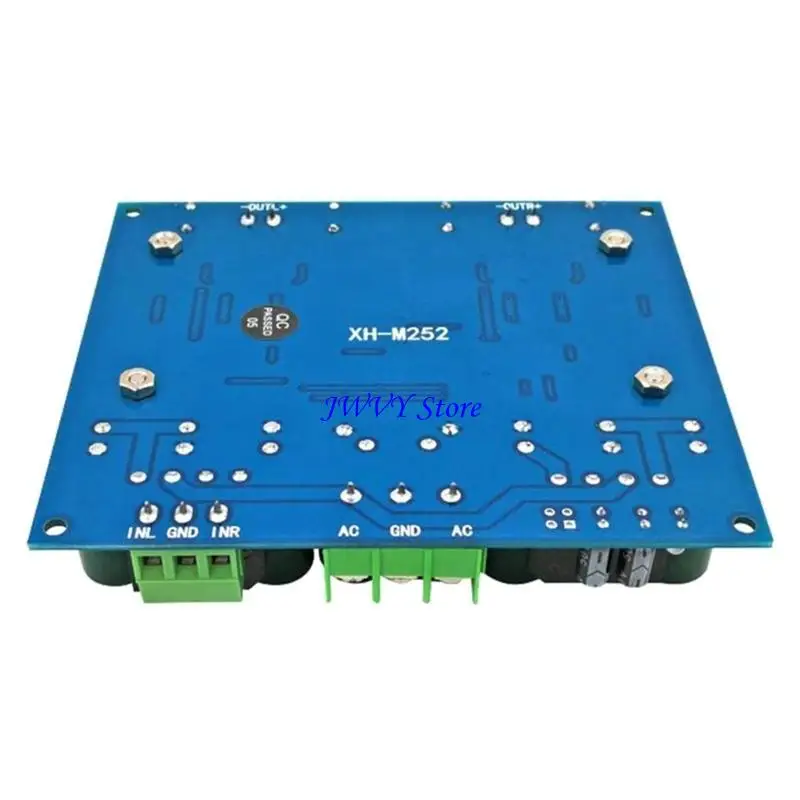 

573A Efficient M252 Class D Amplifier Board Double Chip 420Wx2 Channel Output