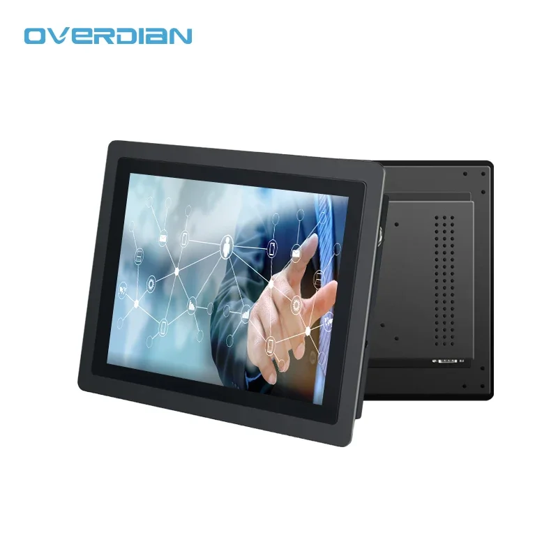 19.5'' 1600*900 Industrial All in One PC Capacitive Touch Screen PI65 Waterproof Industrial All in One Computer Windows Panel PC