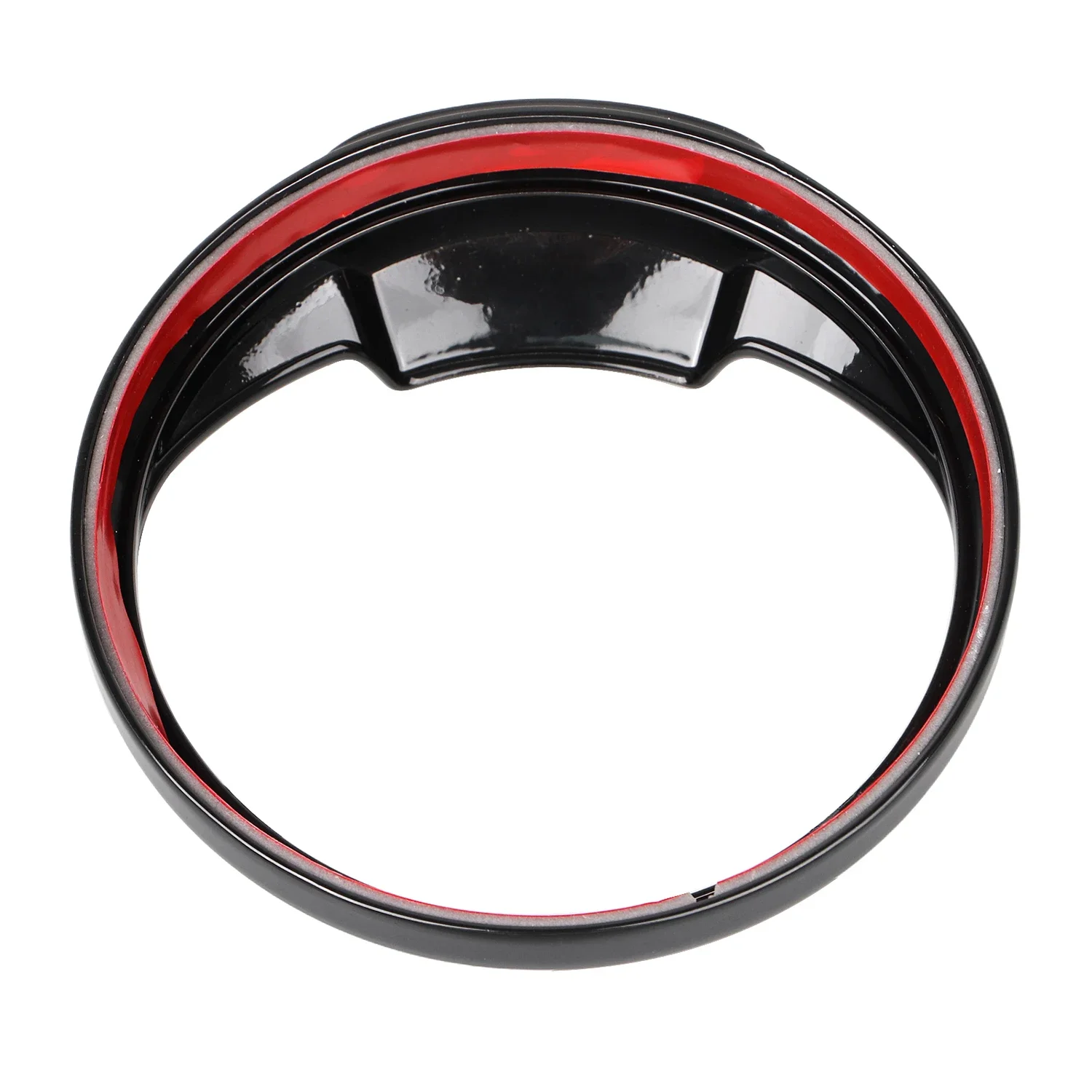 Motorcycle 5" Gloss Black Speedometer Gauge Bezel For Harley Heritage Softail Classic FLSTC Dyna Road King Fat Boy Night Train view 6