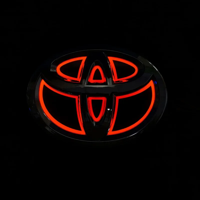 5D auto griglia anteriore tronco Logo LED Retrofit luce per Toyota Corolla Reiz PRADO Yaris LANDCRUIS Camry Vios Highlander LVALON