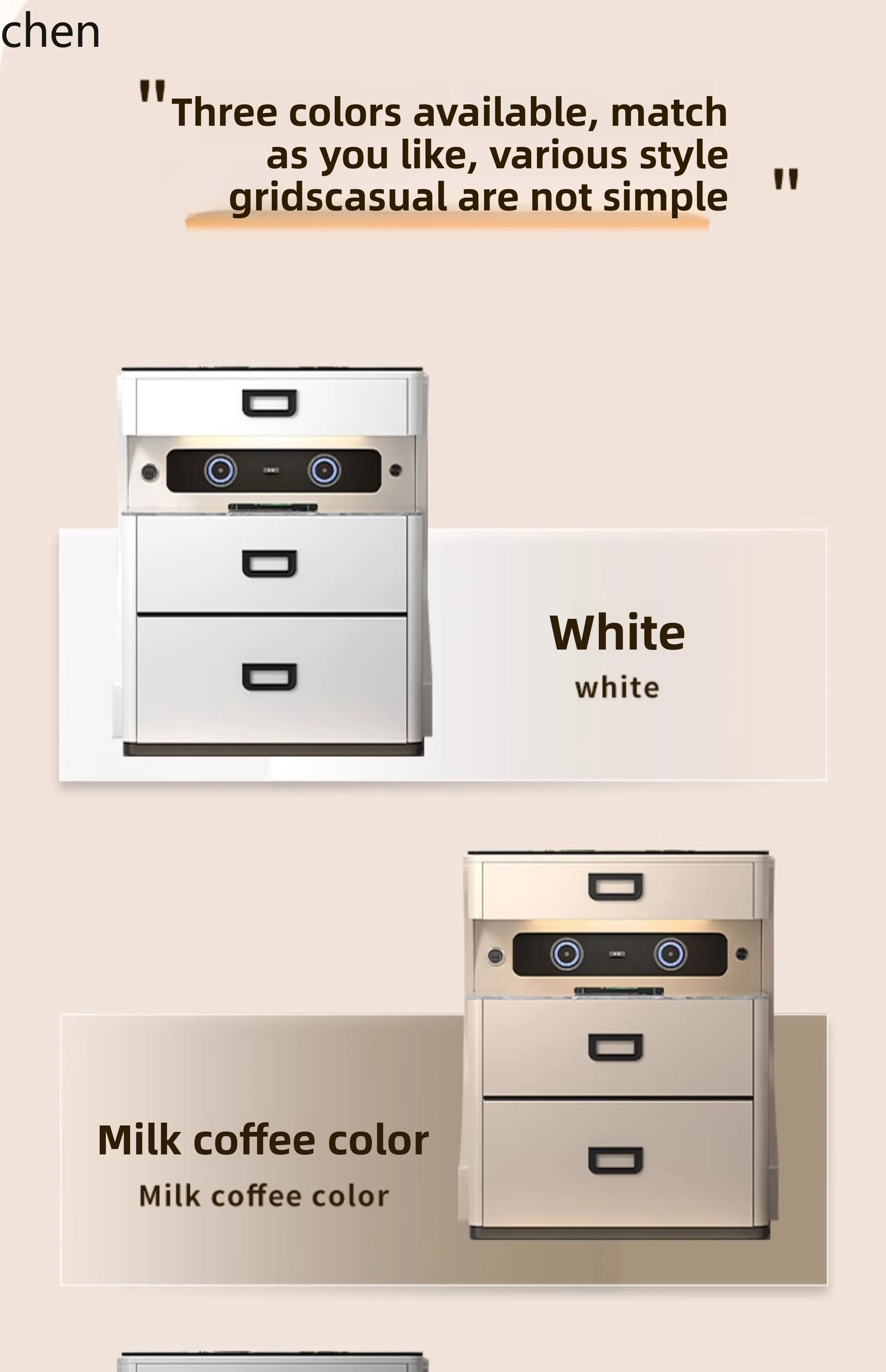 QZT – coffre-fort intelligent pour maison, petit haut-parleur Bluetooth caché intégré, chargement sans fil, WiFi, tout en acier, antivol, boîte de mot de passe pour la maison