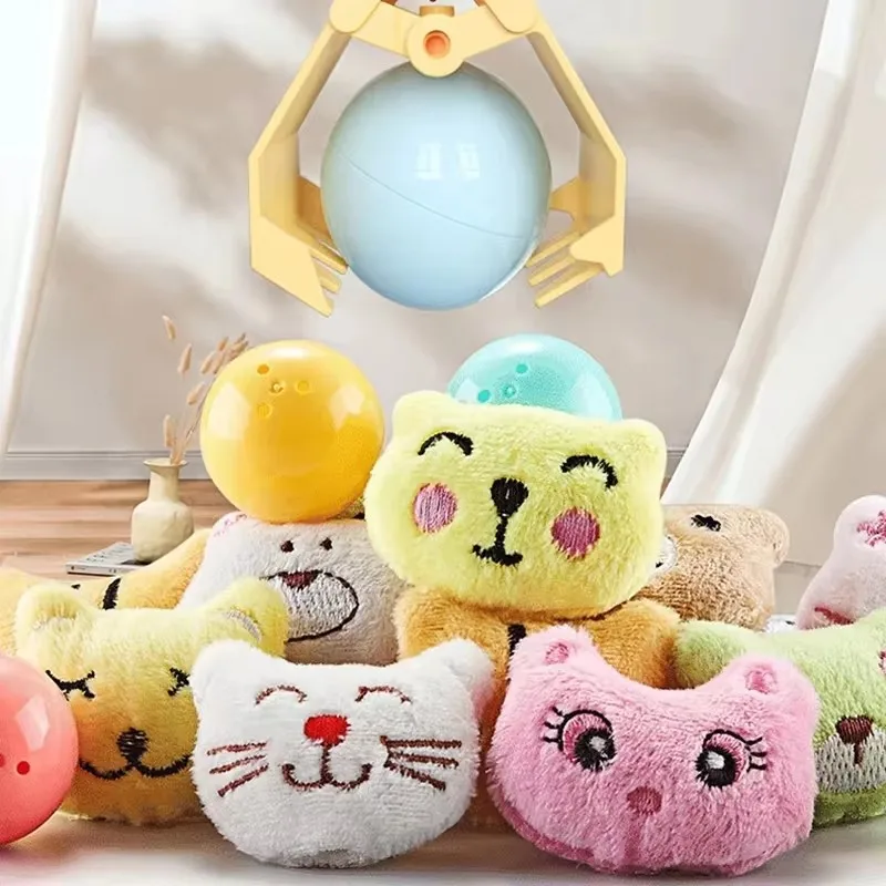 Automatic Claw Machine Doll Machine Children Operated Play Game Music Mini Claw Catch Toy Small Clip Doll Machine for Kids Gift