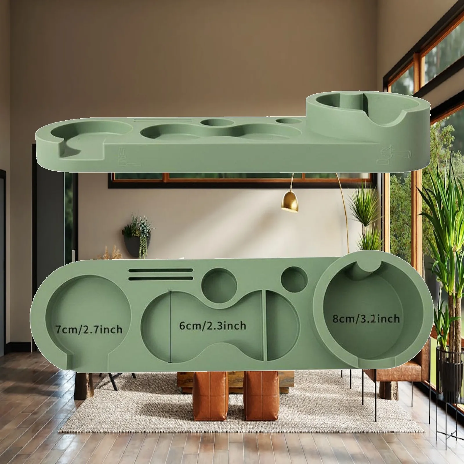 Silicone Coffee Tamper Mat Defends Countertop Espresso Pressing Station
