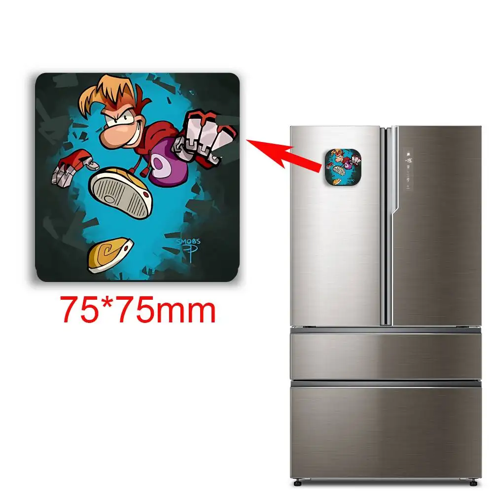 Flying fist attack Rayman BestSelling Refrigerator Magnetic Sticker Fridge Magnets Adhesive to Metal Surfaces Leaves No Residue