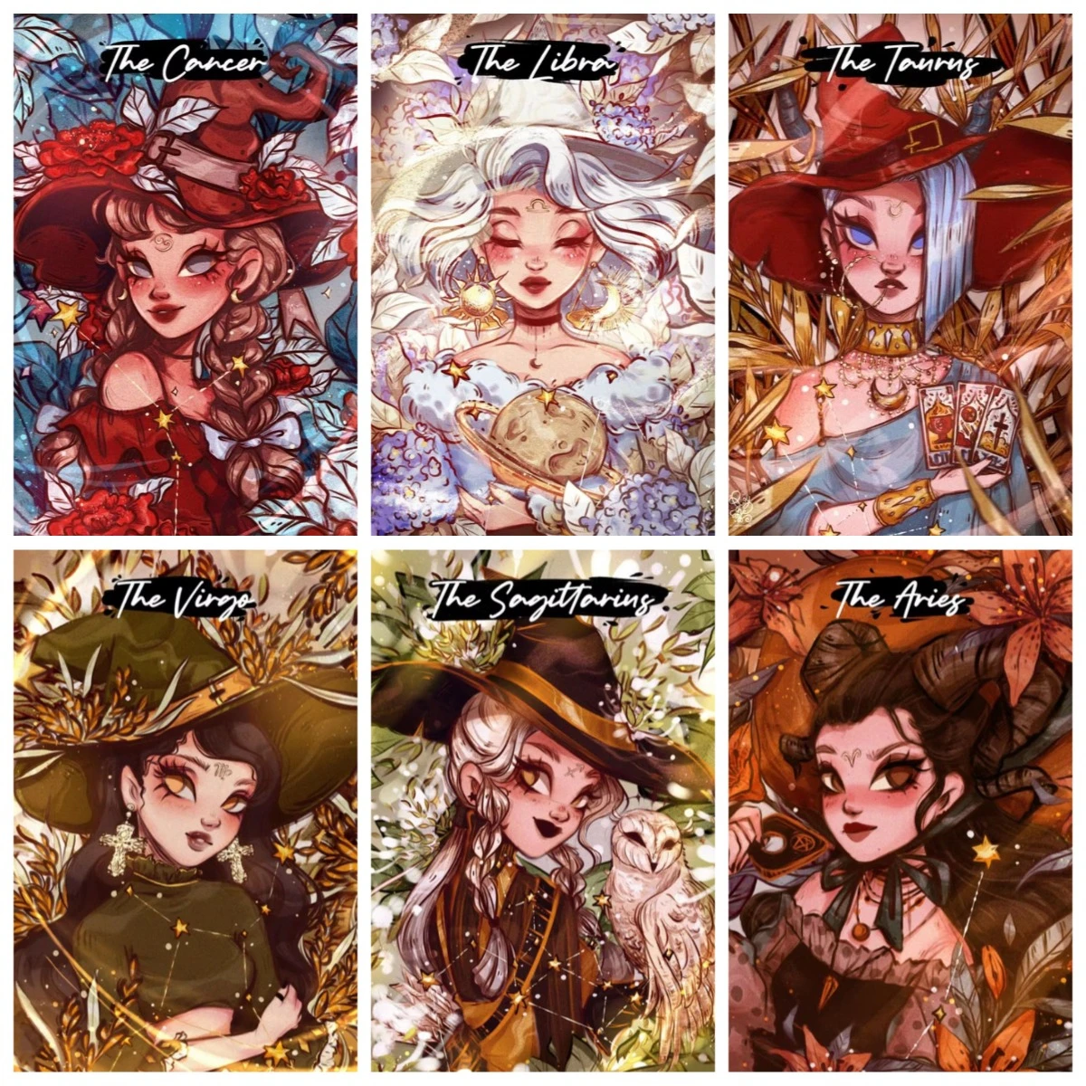 

500/1000/1200/2000PCS Jigsaw Puzzles Witch Cartoon Family Activity Games for Gameroom Bedroom Home Decor Gift