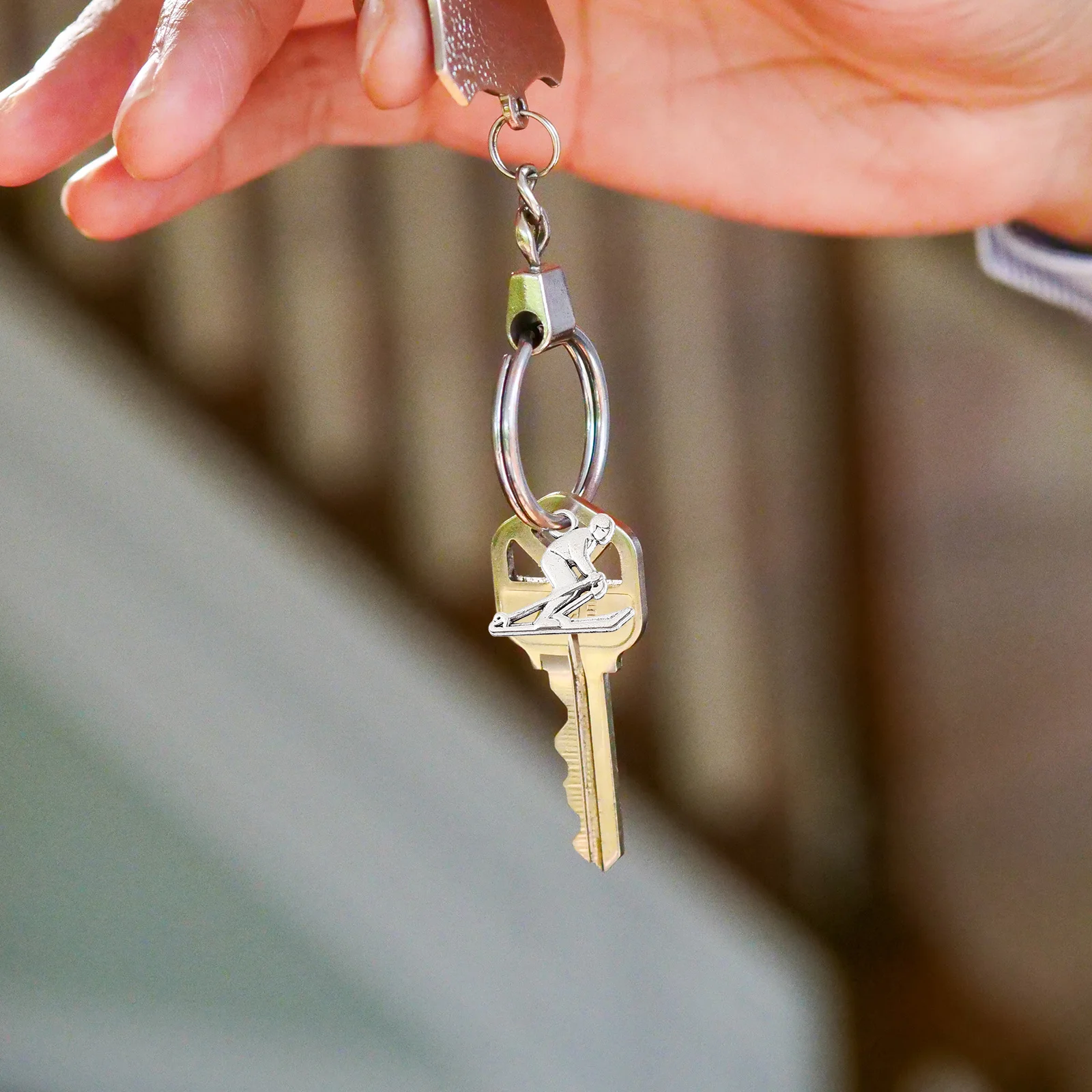 20 قطعة سحر التزلج لصنع المجوهرات الرياضات الشتوية حلقة رئيسية اكسسوارات سوار قلادة القرط لوازم سحرية مجوهرات الحرفية